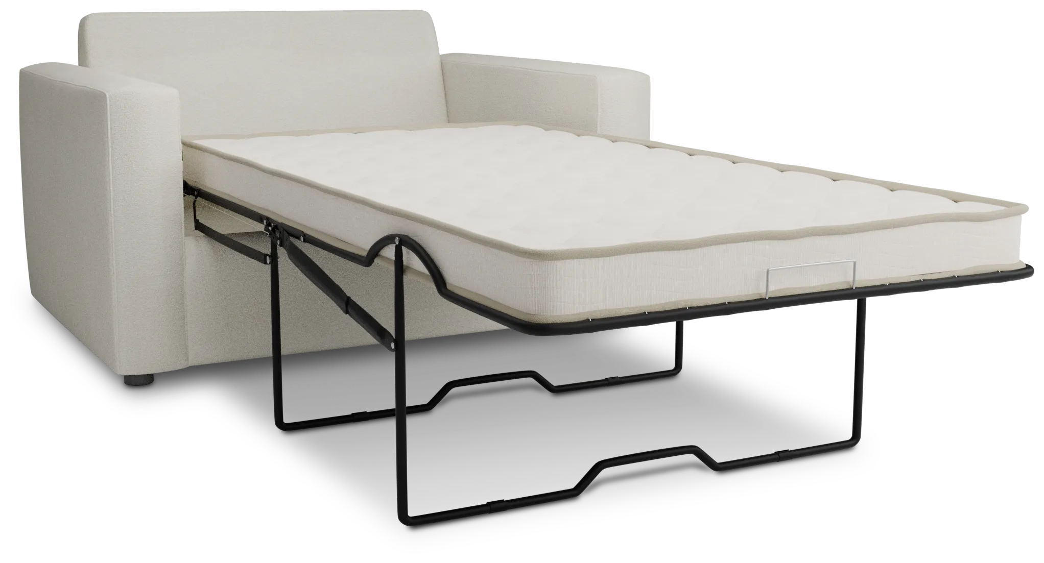 Siesta Elite Ivory Fabric Innerspring Sleeper