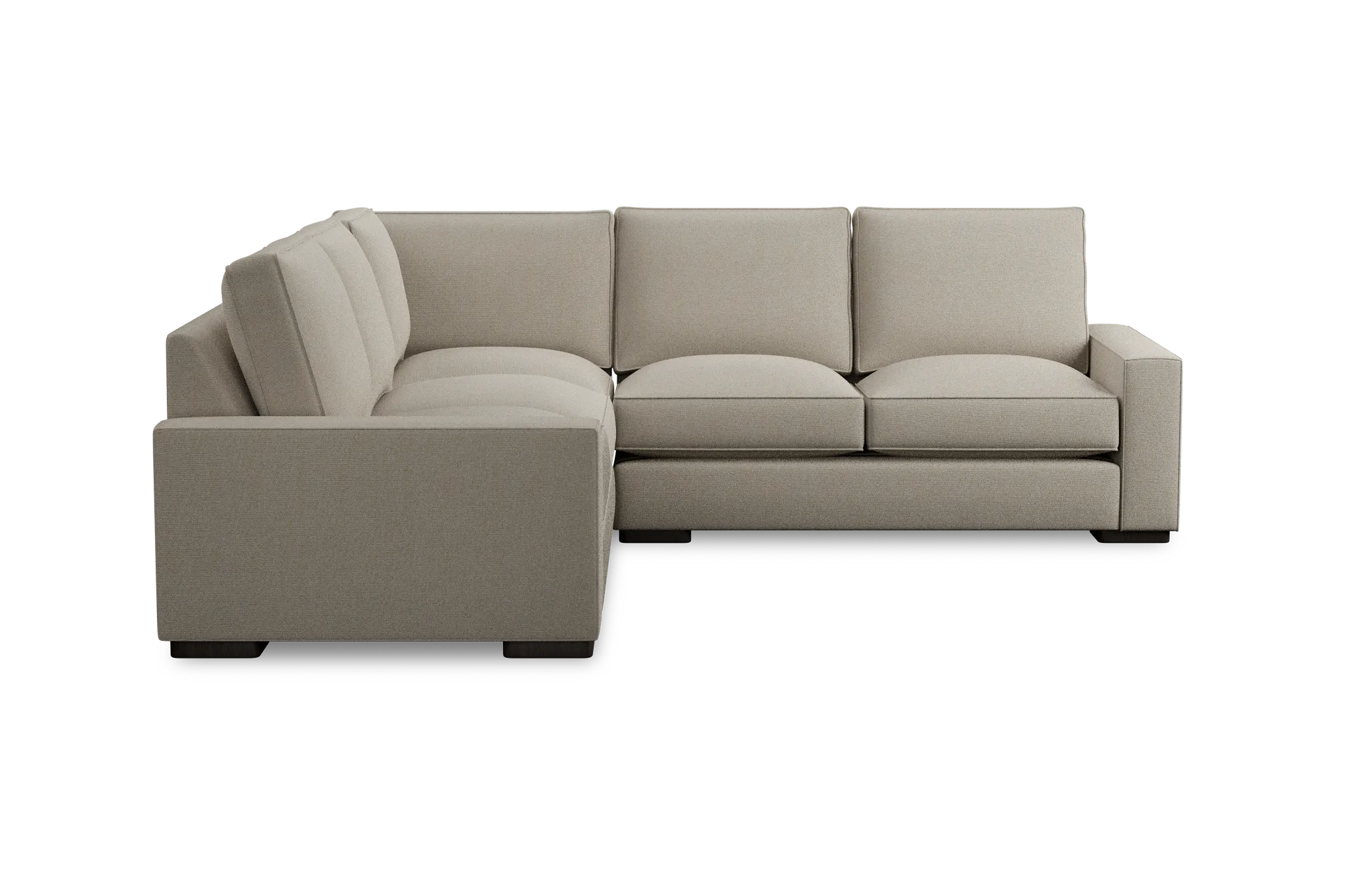 Edgewater Peyton Beige Small Two-arm Sectional