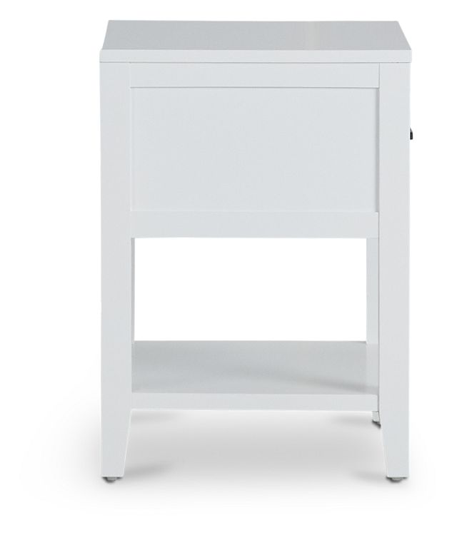Nantucket White 1-drawer Nightstand
