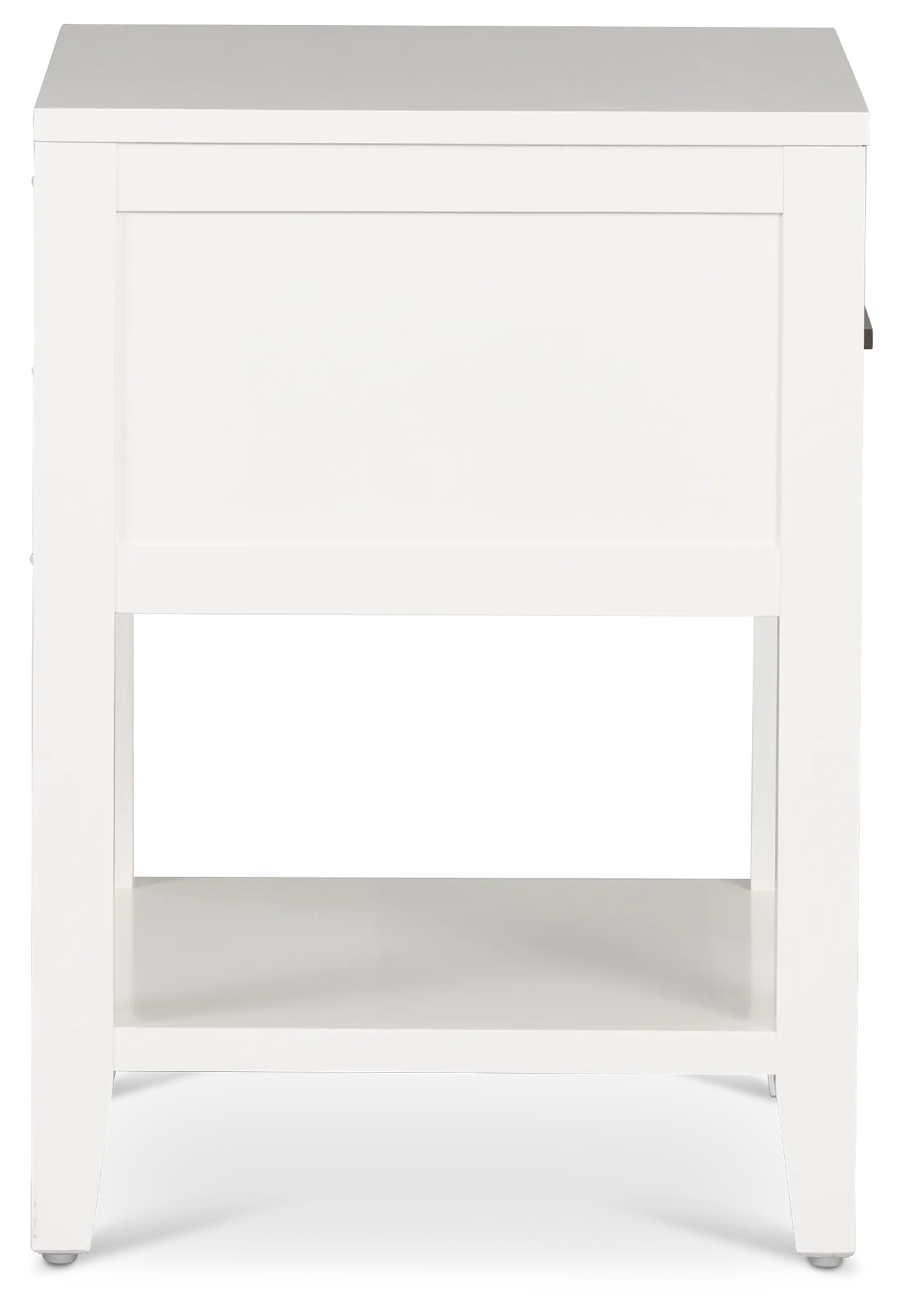 Nantucket White 1-drawer Nightstand