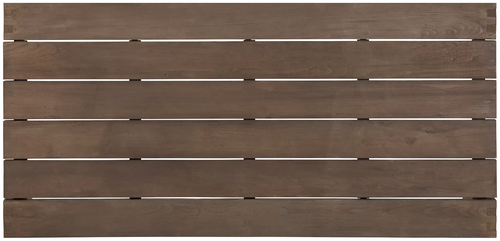 Linear Dark Gray White 86" Teak Table & 4 Cushioned Side Chairs Linear Dark Gray White 86" Teak Table & 4 Cushioned Side Chairs