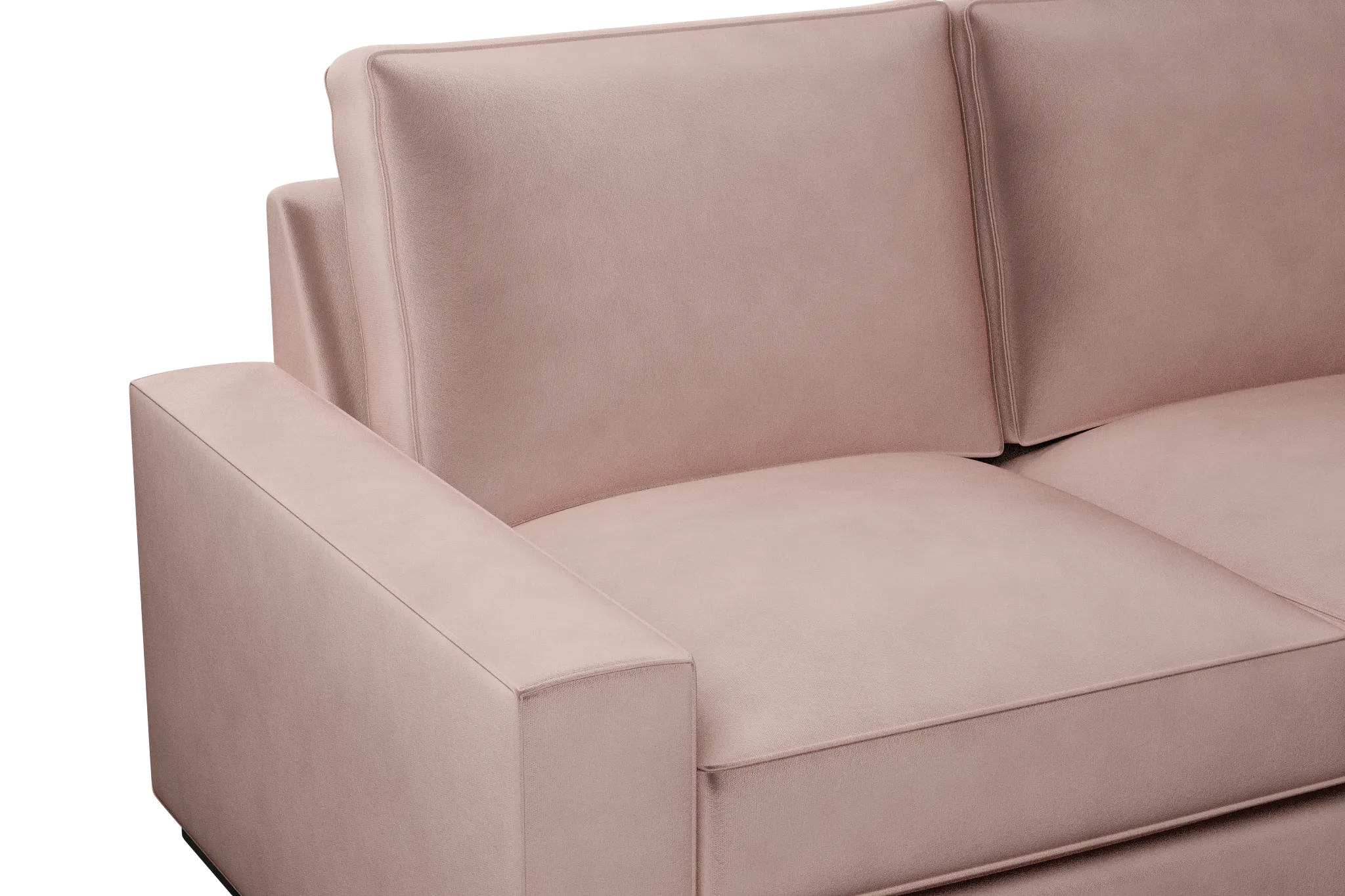 Edgewater Joya Light Pink Right Chaise Sectional