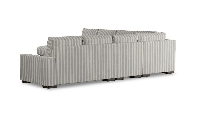 Edgewater Sea Lane Light Gray Large Left Chaise Sectional
