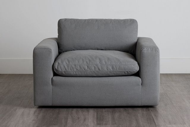 Grant Light Gray Fabric Chair