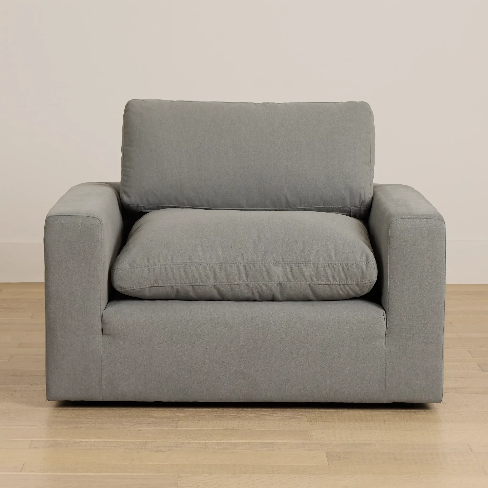 Grant Light Gray Fabric Chair