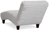 Kylie Light Gray Fabric Chaise