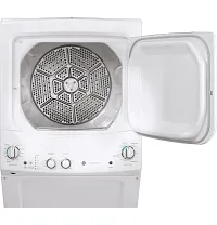 Ge 27 Series White Electric Laundry Center
