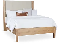 Tahoe Light Tone Uph Panel Bed