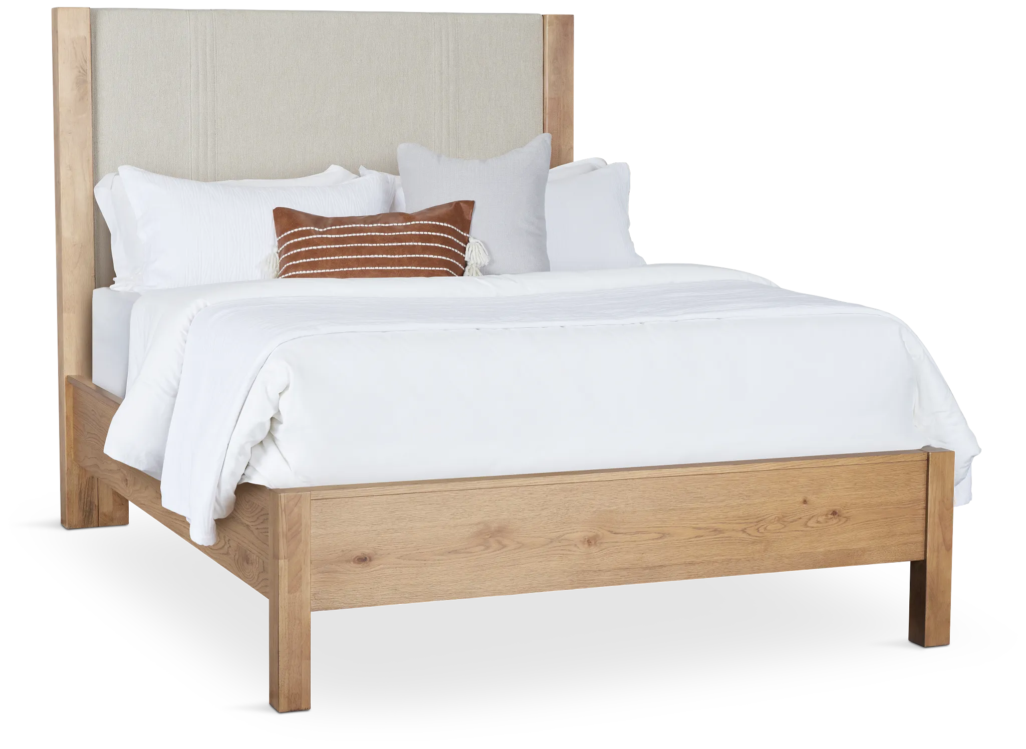 Tahoe Light Tone Uph Panel Bed