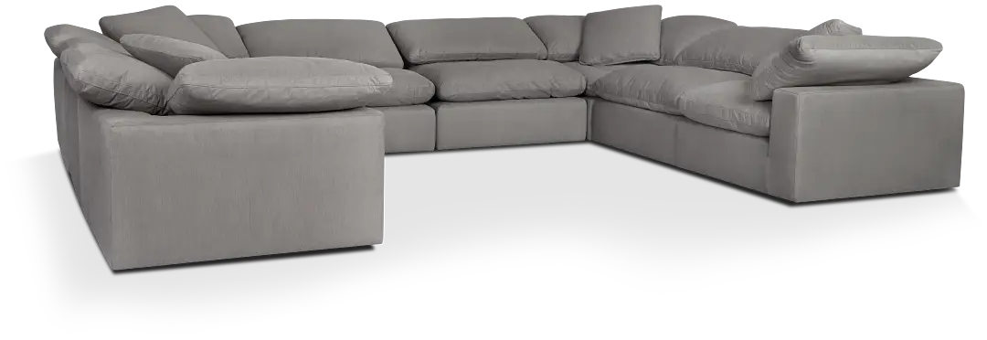 Nixon Light Gray Fabric 8-piece Modular Sectional Nixon Light Gray Fabric 8-piece Modular Sectional