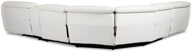 Jett White Micro Medium Triple Power 2-arm Sectional