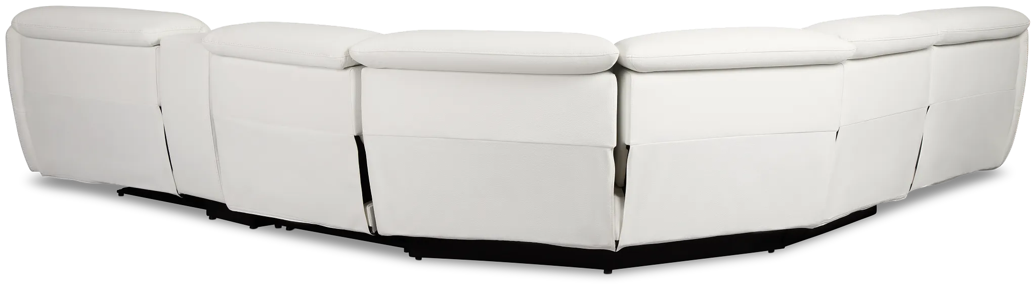 Jett White Micro Medium Triple Power 2-arm Sectional