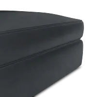 Siesta Joya Gray Fabric Ottoman