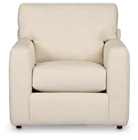 Rhodes Beige Fabric Chair