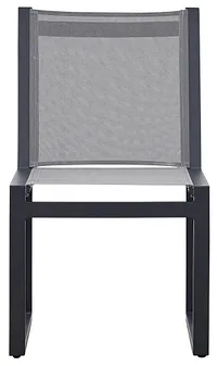 Linear2 Dark Gray Aluminum Sling Chair