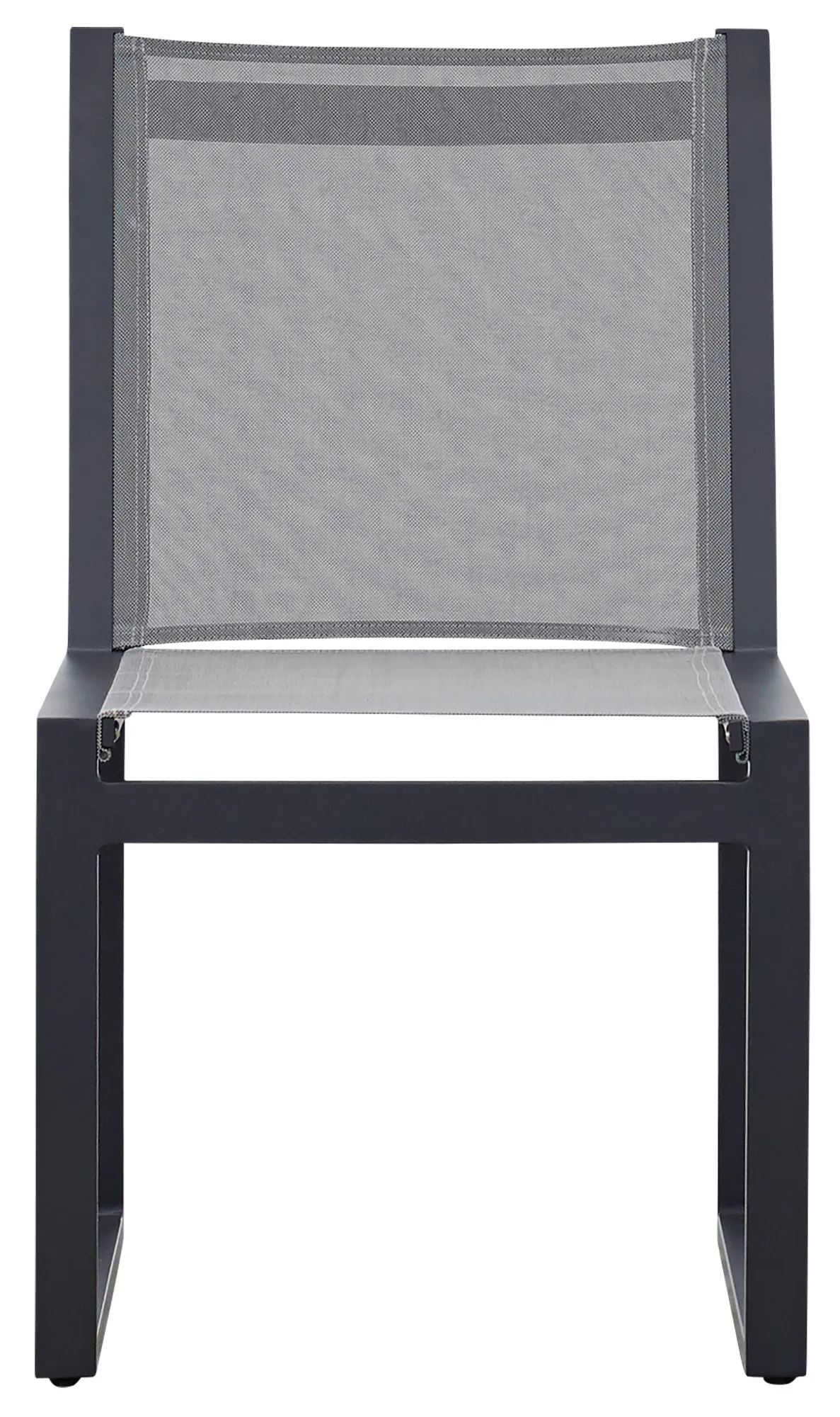 Linear2 Dark Gray Aluminum Sling Chair