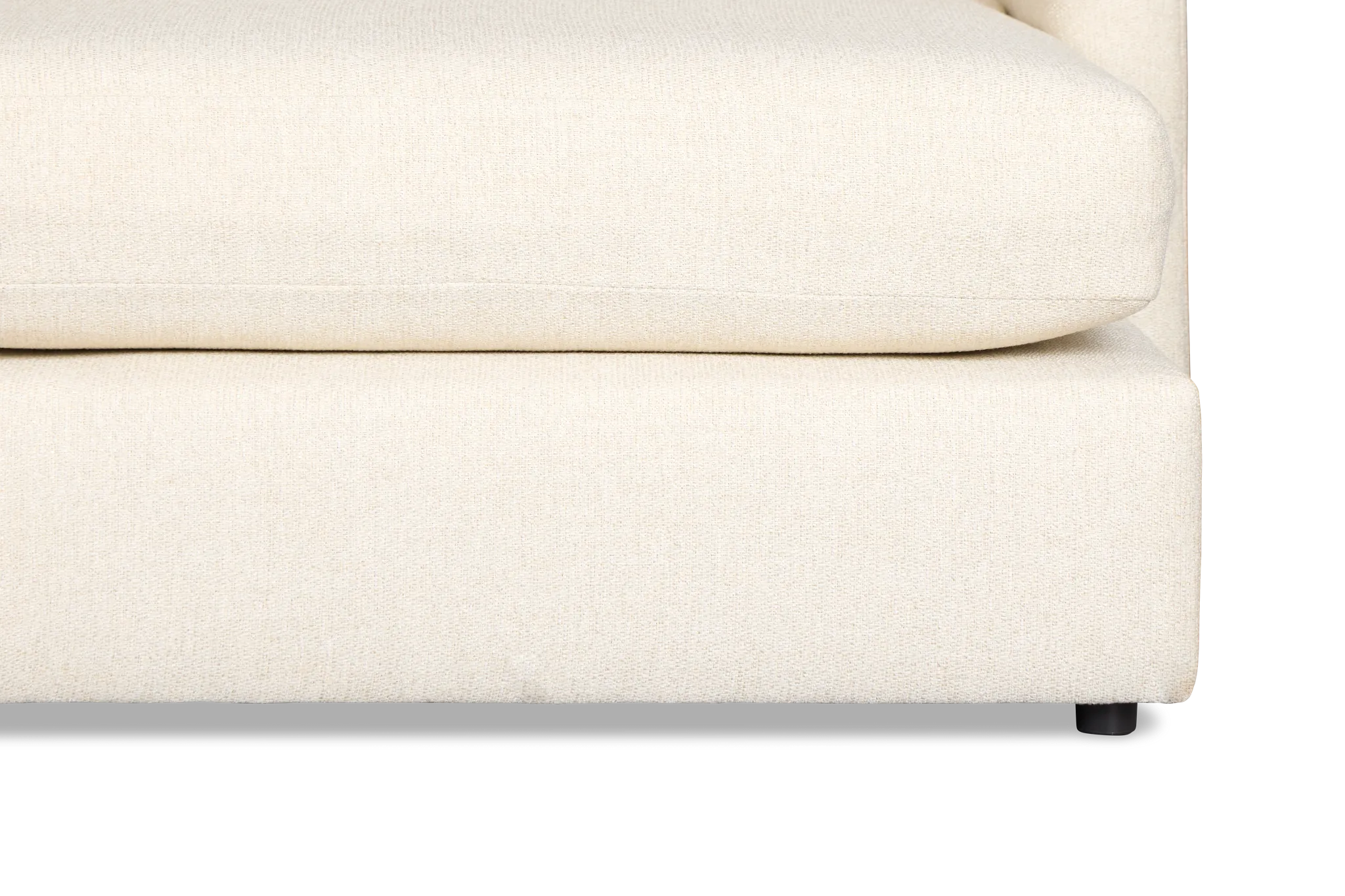 Maxwell Light Beige Fabric Right Chaise Sectional