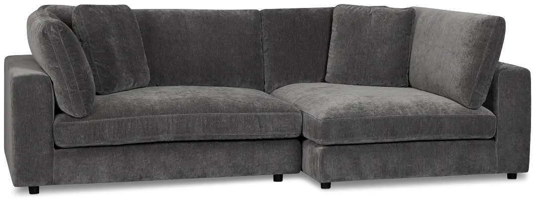 Lounge Dark Gray Fabric Right Chaise Sectional Lounge Dark Gray Fabric Right Chaise Sectional