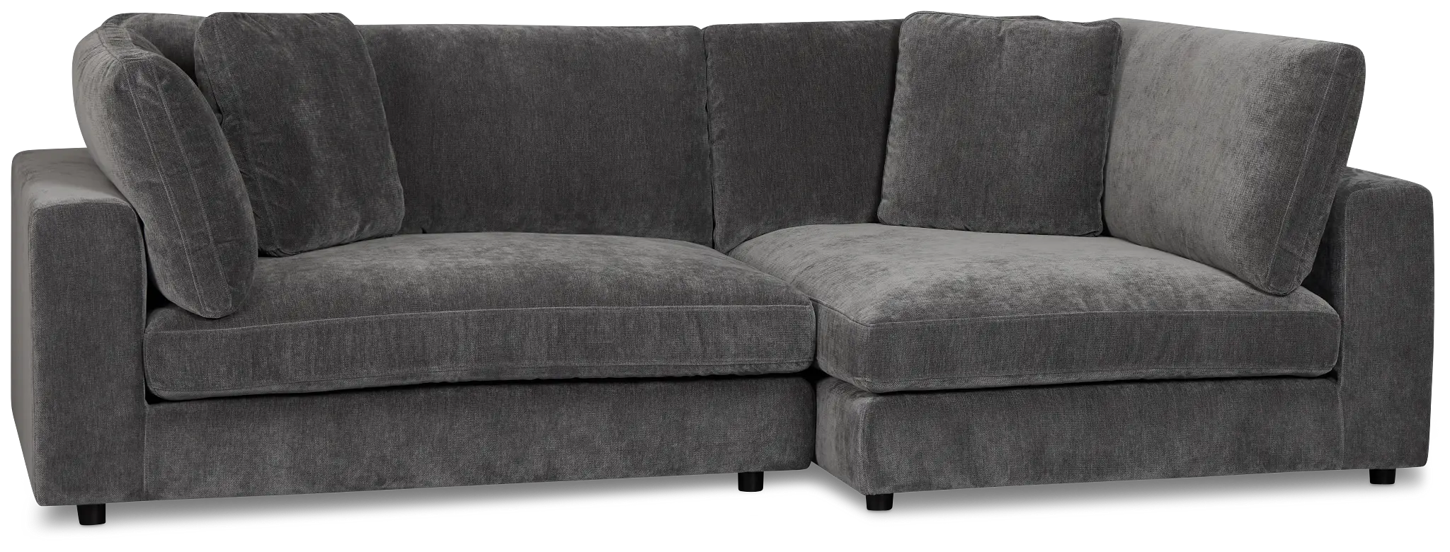 Lounge Dark Gray Fabric Right Chaise Sectional Lounge Dark Gray Fabric Right Chaise Sectional