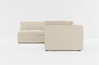 Destin Peyton Beige Fabric 4-piece Modular Sectional