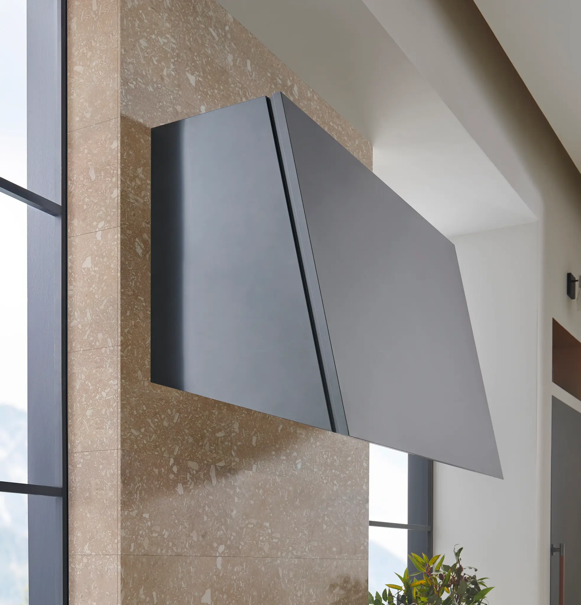 Monogram 53 Series Silver 53" Ductless Vent Hood Monogram 53 Series Silver 53" Ductless Vent Hood