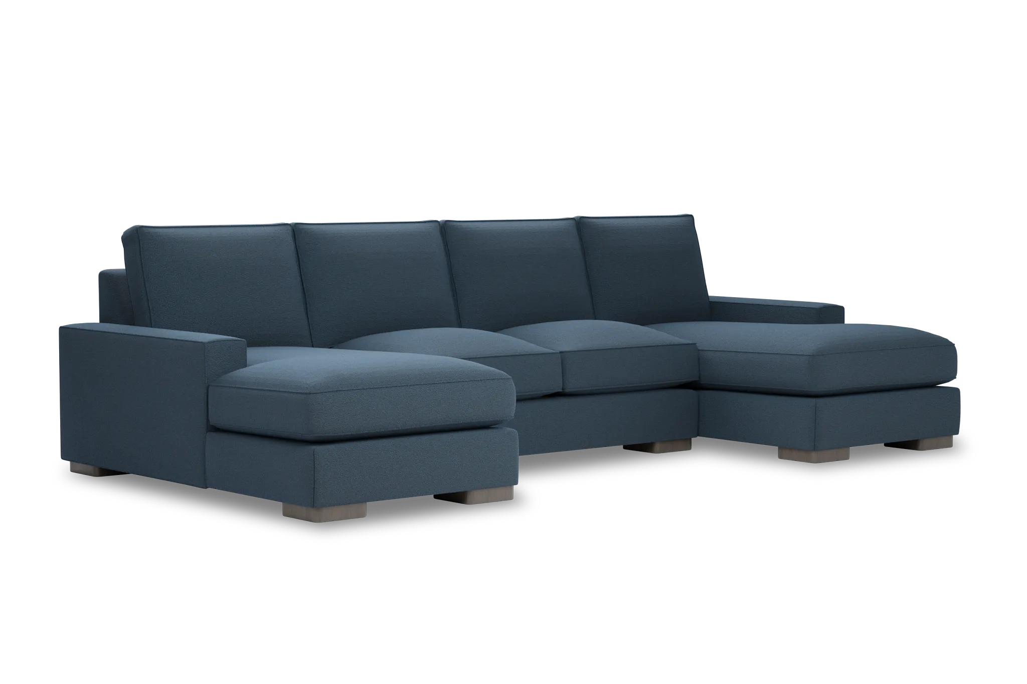 Edgewater Elite Blue Double Chaise Sectional