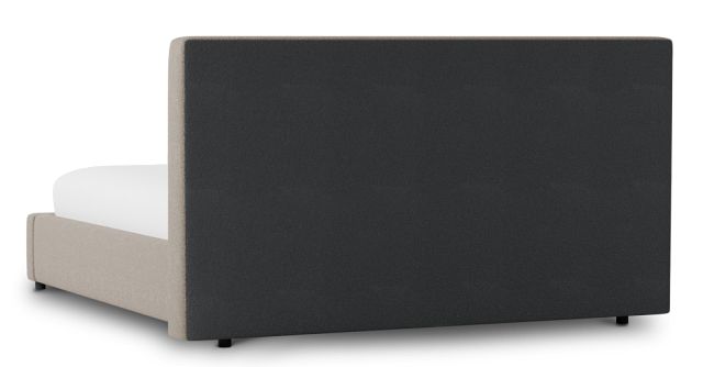 Grayton Elite Brown 44" Upholstered Platform Bed