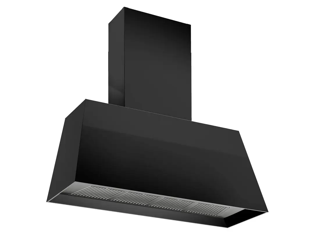 Bertazzoni 48 Series Black 48" Wall Mount Canopy Hood Bertazzoni 48 Series Black 48" Wall Mount Canopy Hood