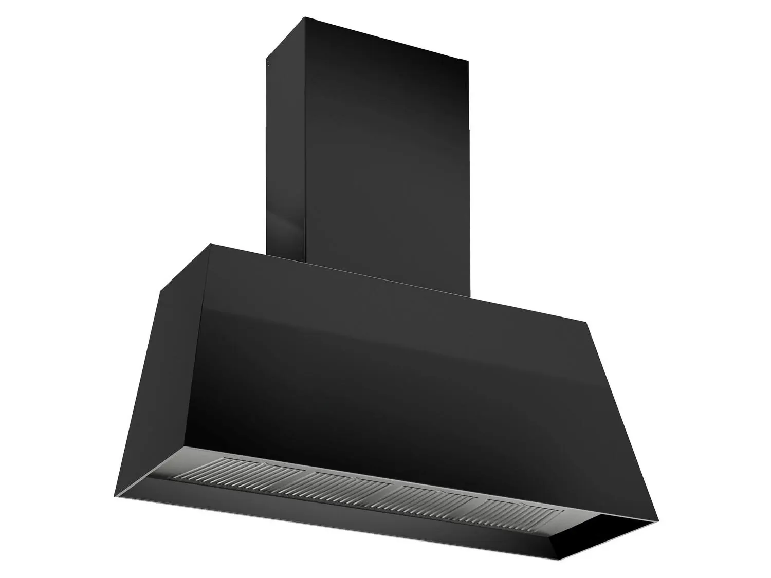 Bertazzoni 48 Series Black 48" Wall Mount Canopy Hood