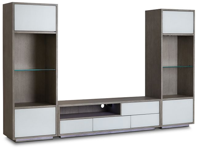 Rio Light Tone Small Entertainment Wall