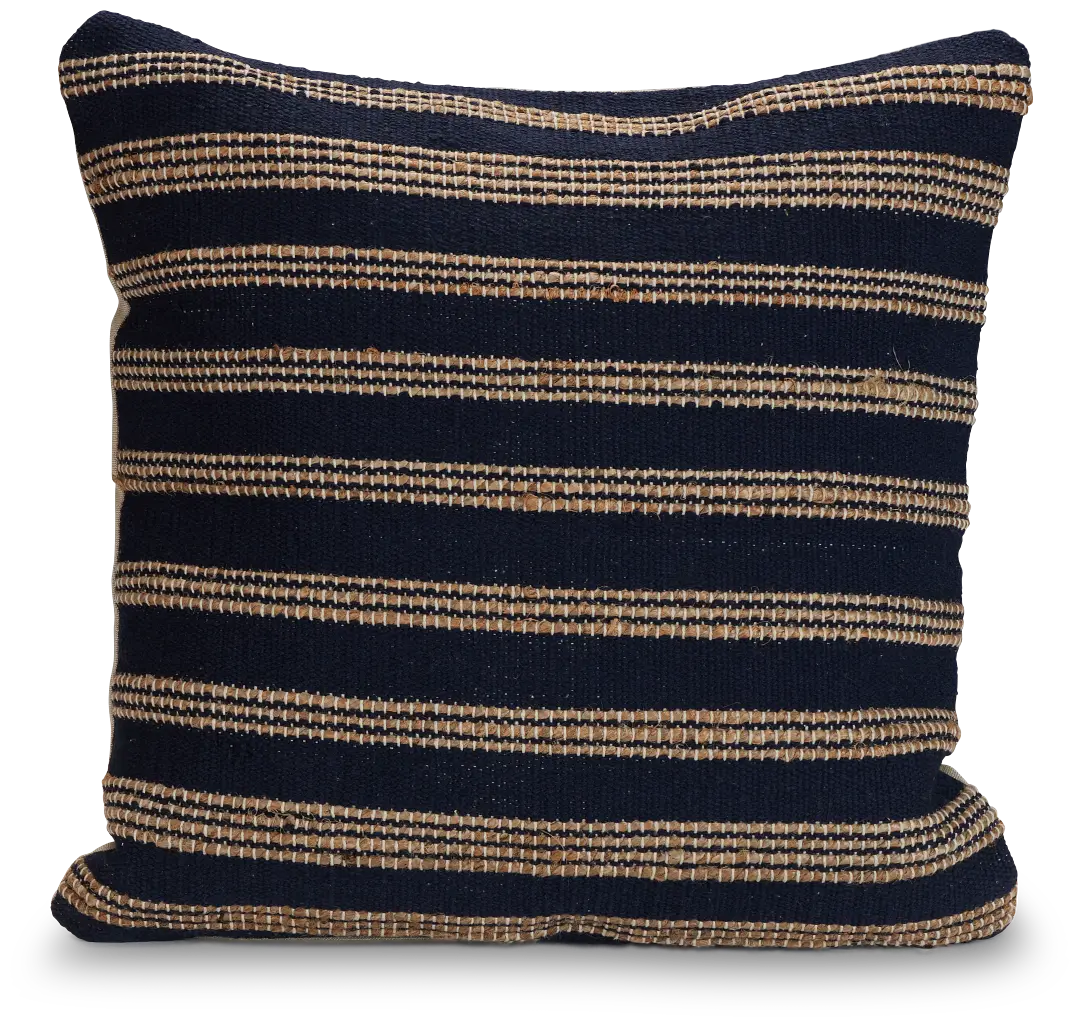 Jade Dark Blue 20" Accent Pillow Jade Dark Blue 20" Accent Pillow