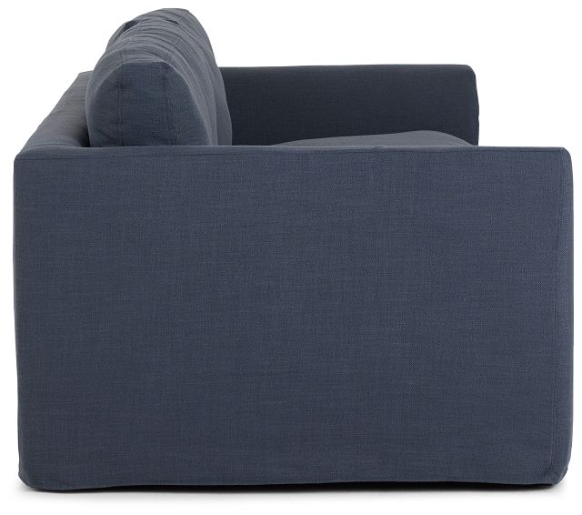 Willow 89" Navy Fabric Sofa