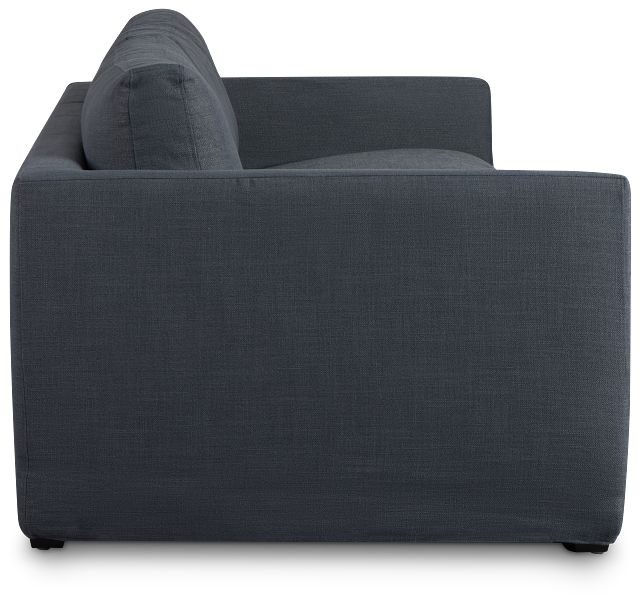 Willow 89" Navy Fabric Sofa