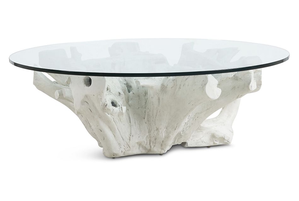 Ocean Drive Gl Round Coffee Table Living Room Tables Ocean Drive Gl Round Coffee Table
