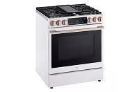 Lg 6338 Series White Gas Range