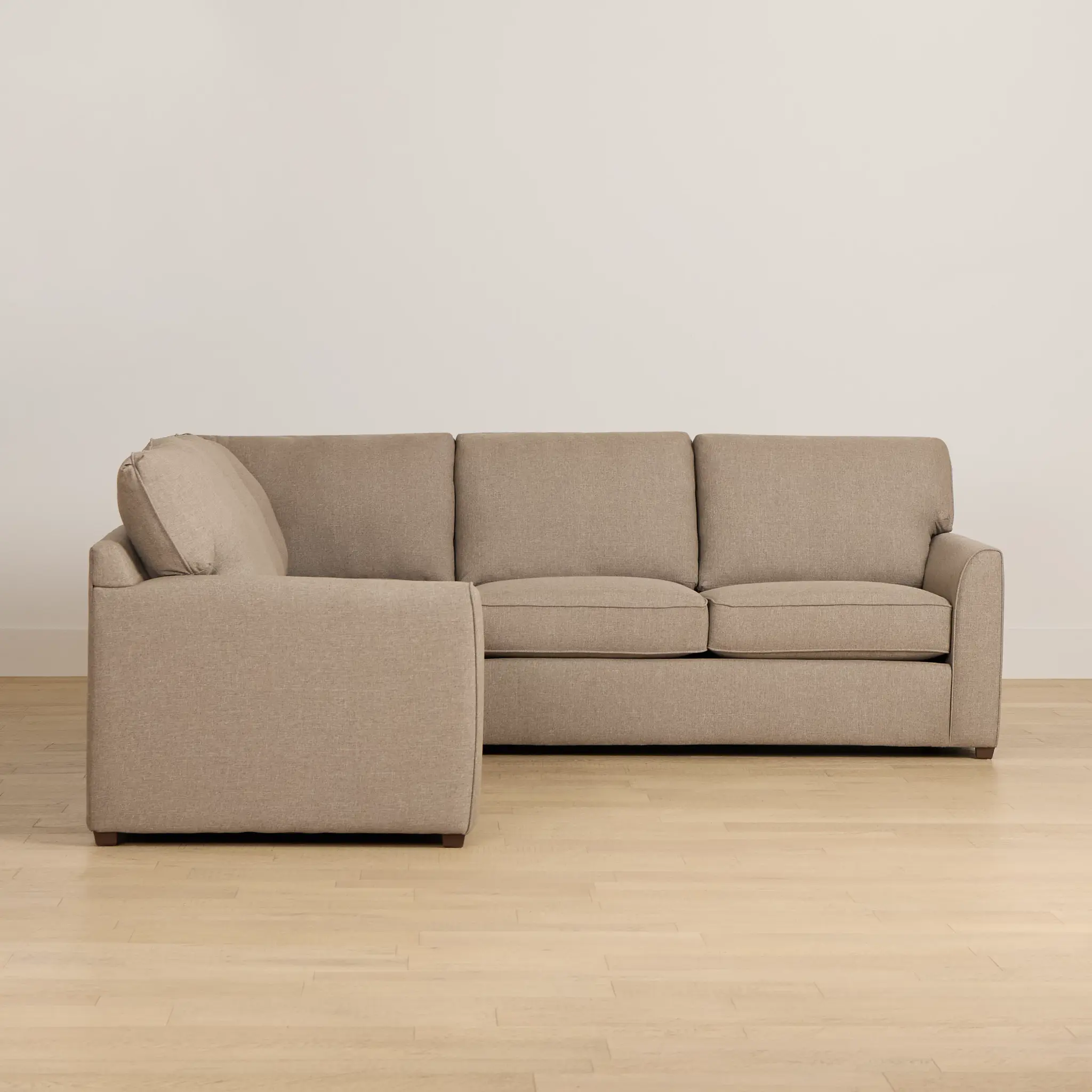 Tate Brown Fabric Medium 2-arm Right Facing Sleeper Sectional Tate Brown Fabric Medium 2-arm Right Facing Sleeper Sectional