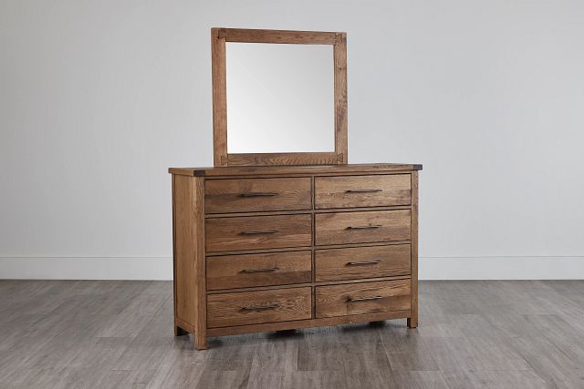 Salt Lake Mid Tone Dresser & Mirror