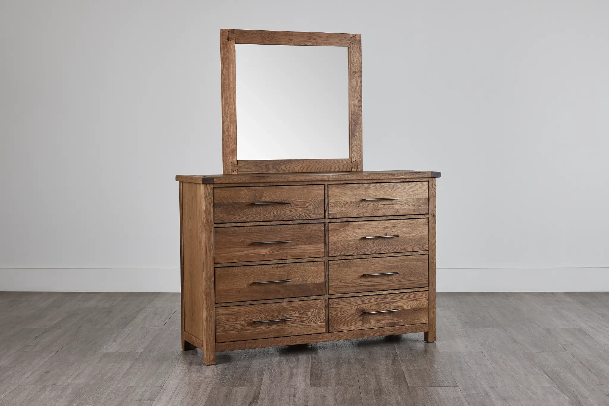 Salt Lake Mid Tone Dresser & Mirror Salt Lake Mid Tone Dresser & Mirror