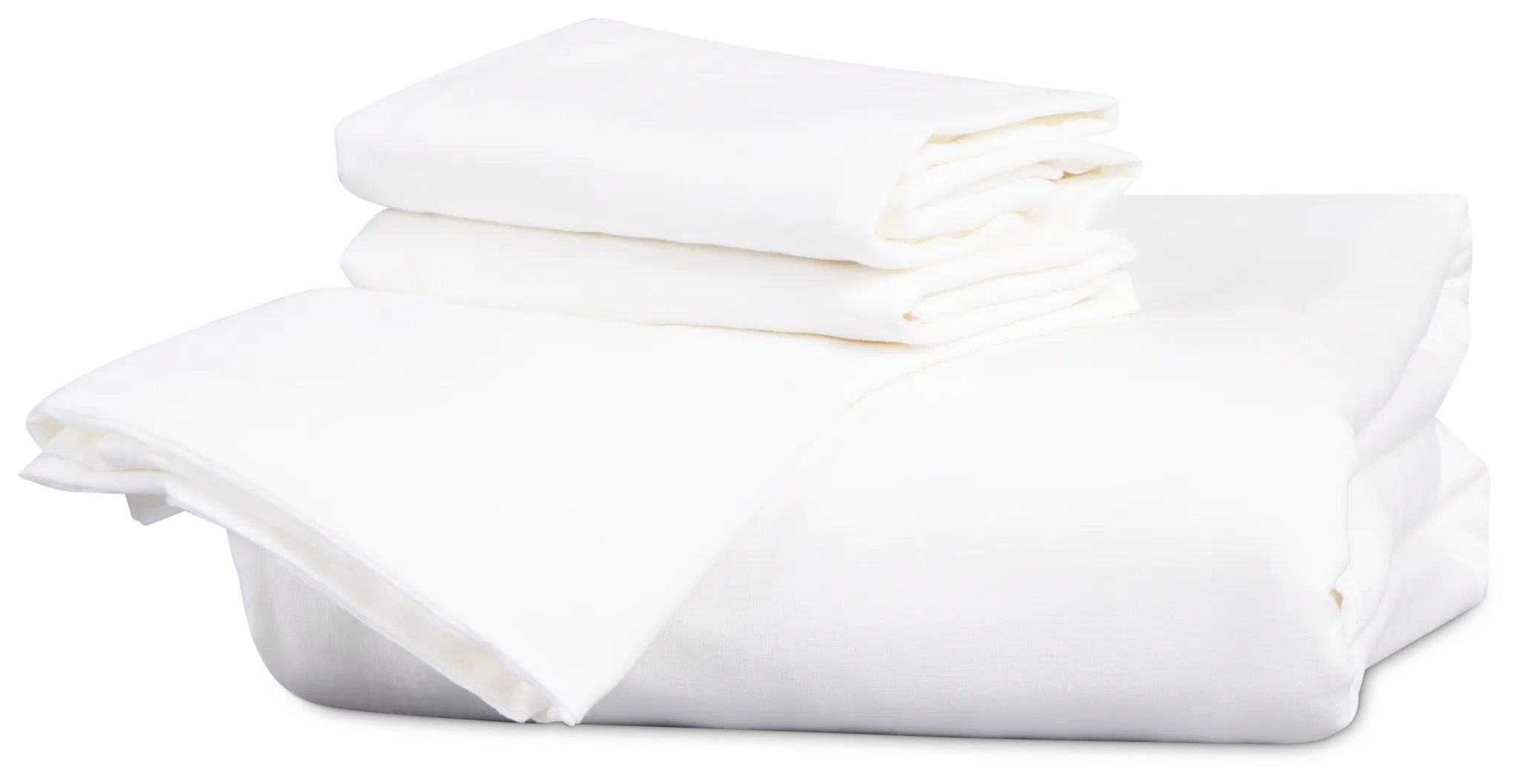 Rest & Renew Linen Blend White Duvet Set