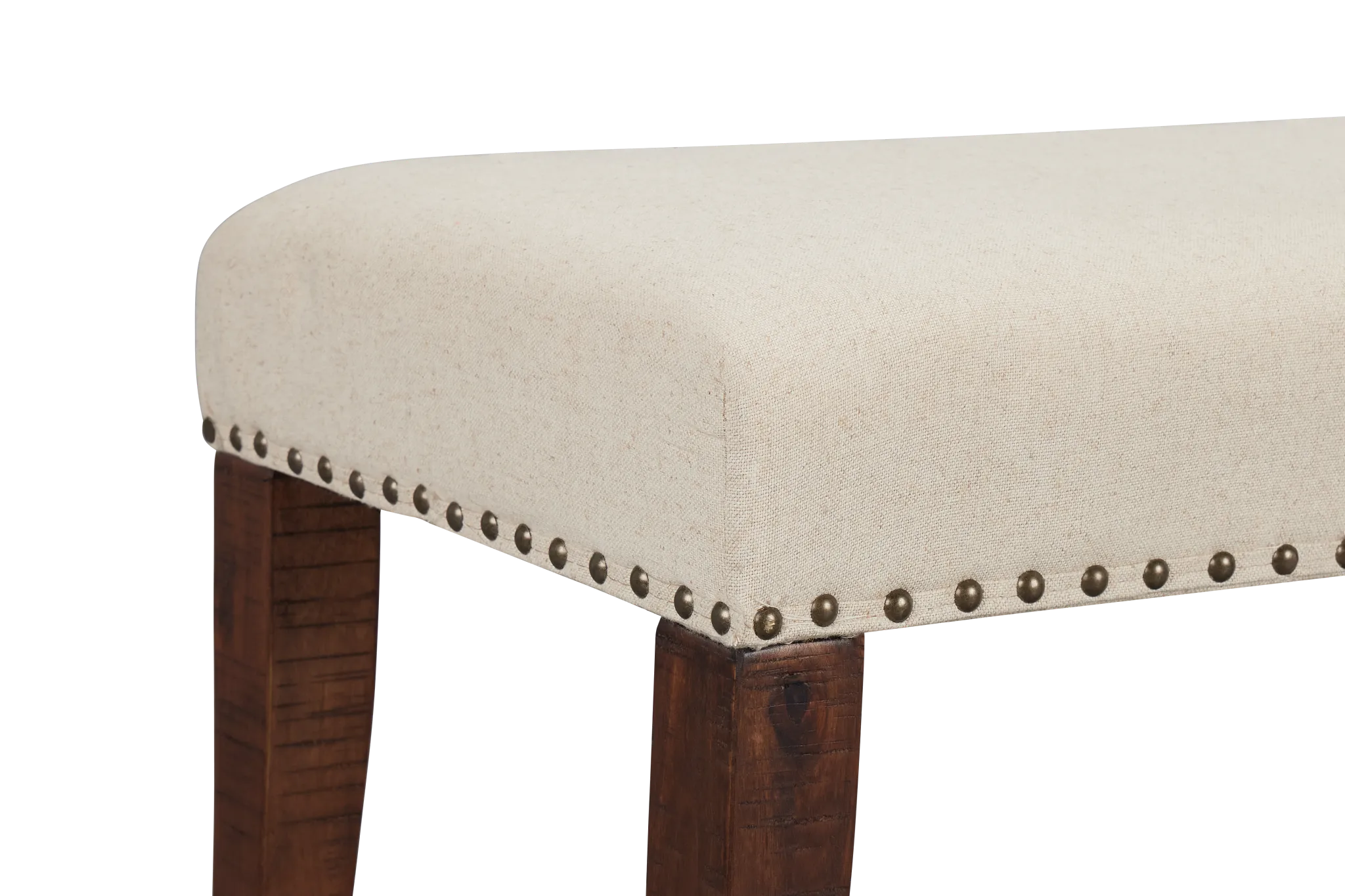 Joplin Dark Tone Upholstered Dining Bench