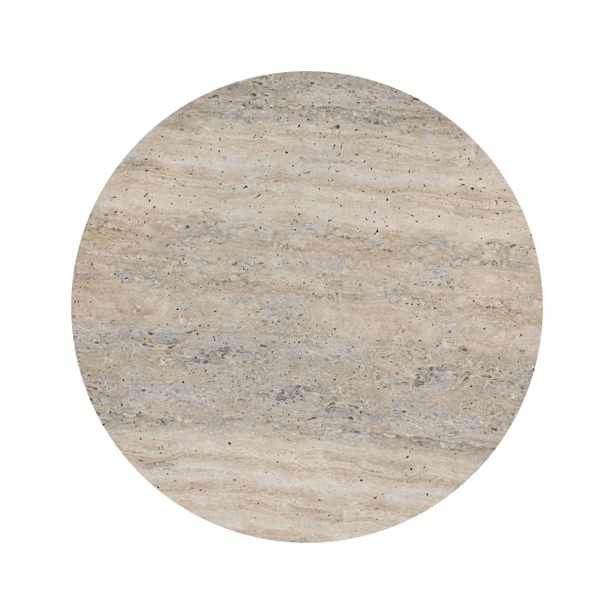 Four Hands Odeon Light Gray Concrete Round End Table