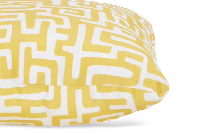 Enid Yellow 18" Indoor/outdoor Accent Pillow