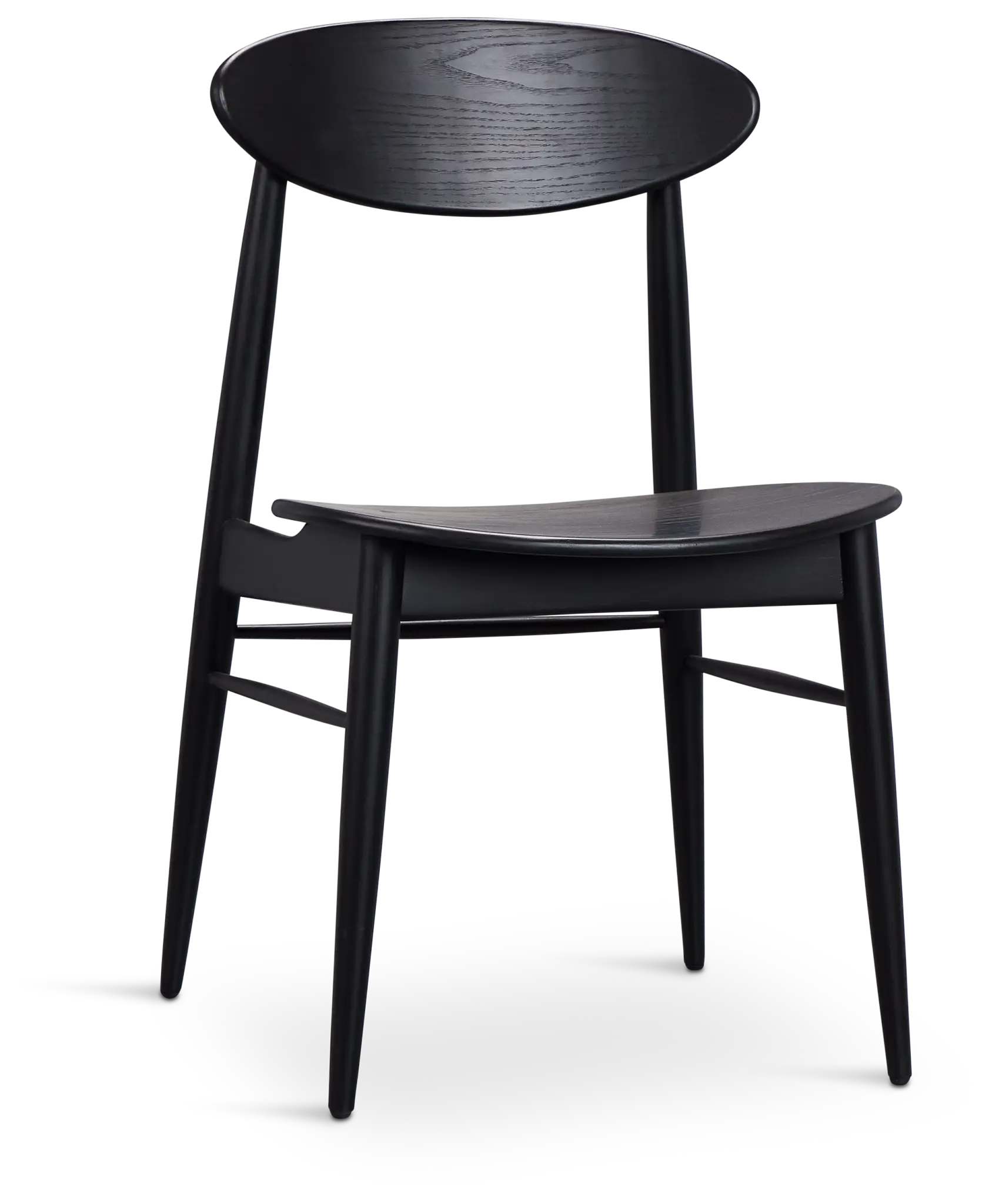 Brisbane Black Wood Side Chair Brisbane Black Wood Side Chair