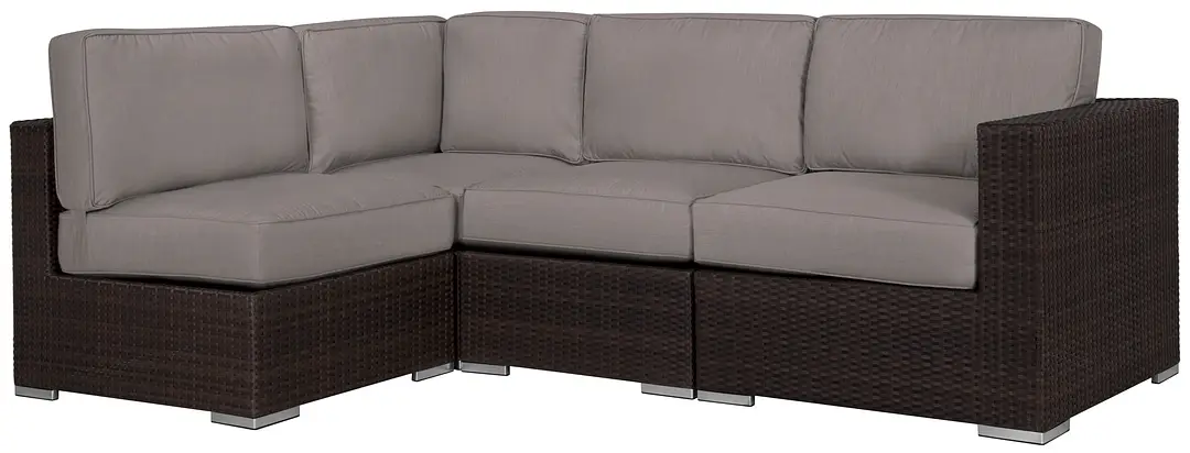 Fina Gray 4-piece Modular Sectional Fina Gray 4-piece Modular Sectional