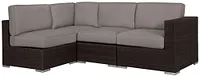 Fina Gray 4-piece Modular Sectional