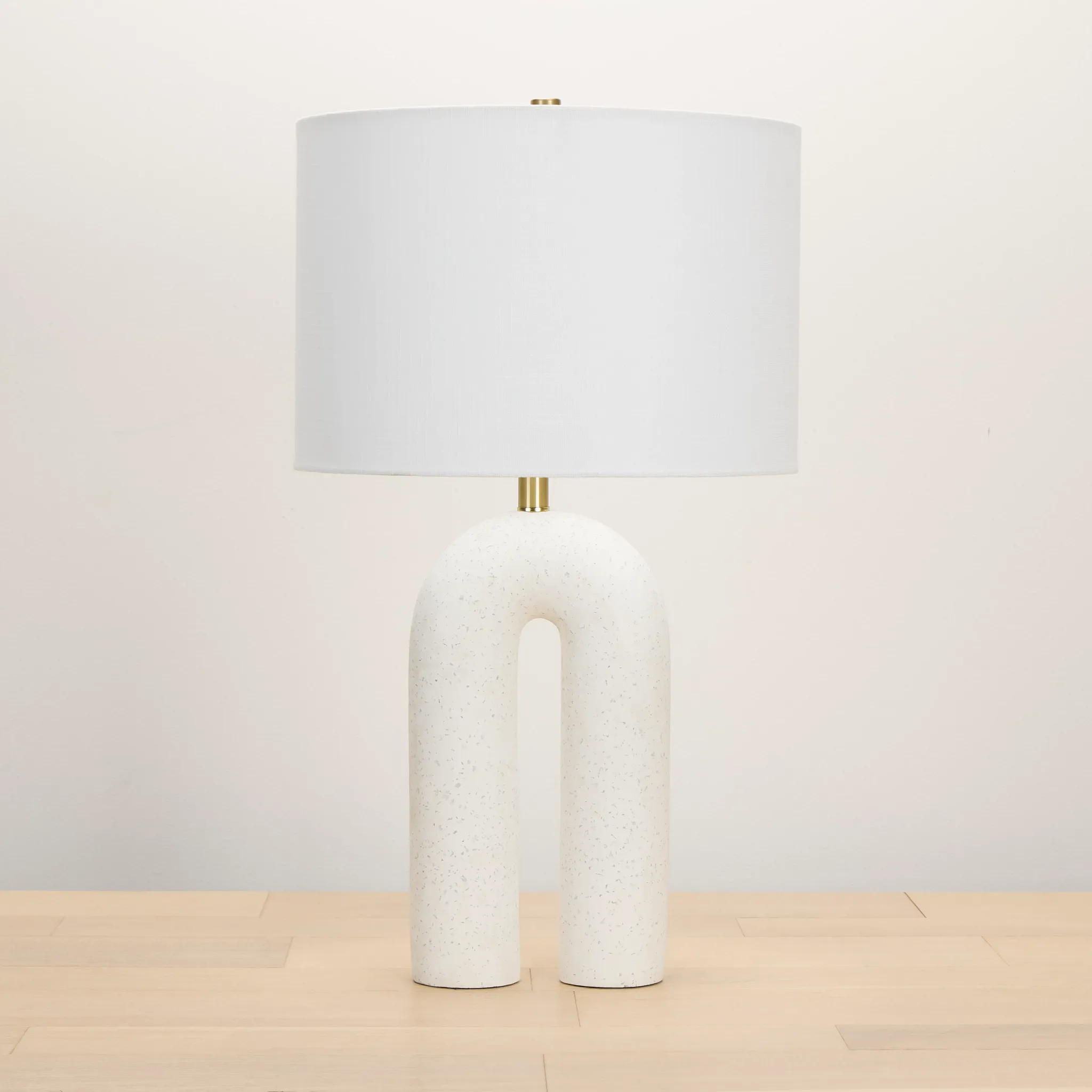 Adler White Terrazzo Table Lamp