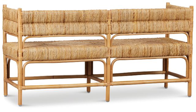 Torta Mid Tone Woven Bench