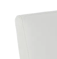 Miami White Micro Upholstered Side Chair