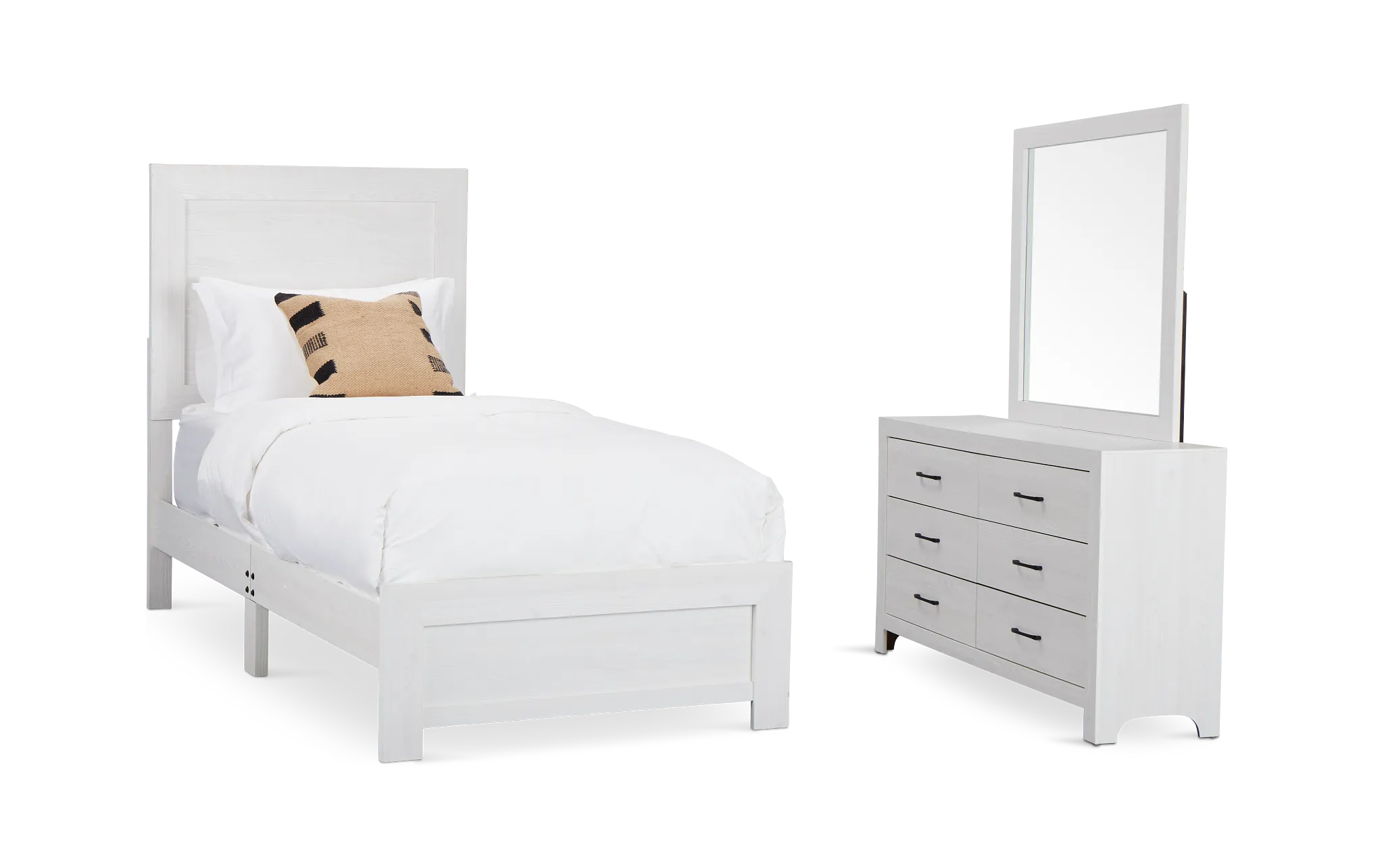 Ollie White Panel Bedroom