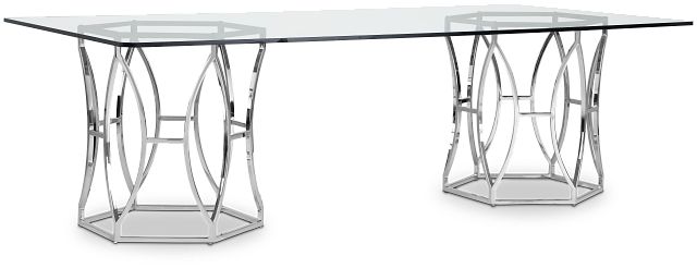 Argent Glass Rectangular Table (4)